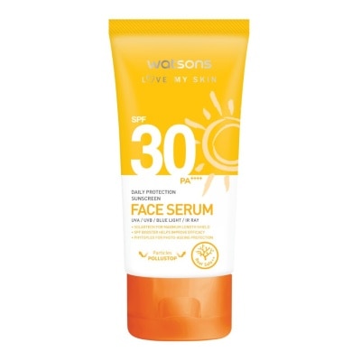 WATSONS วัตสัน เลิฟ มาย สกิน เดลี่ โพรเทคชั่น ซันสกรีน เฟส เซรั่ม SPF30 50มล