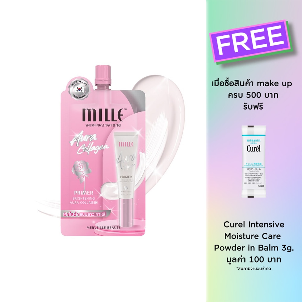 Mille Mille Brightening Aura Collagen Primer SPF30 PA++ 6g.
