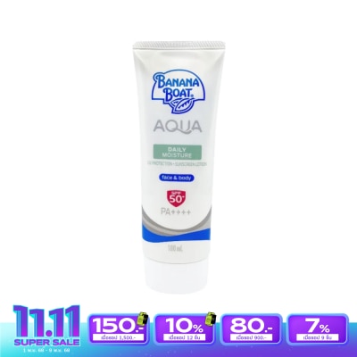 Banana Boat Banana Boat Aqua Daily Moisture UV Protection Sunscreen Lotion SPF50+ PA++++ 100 Ml.