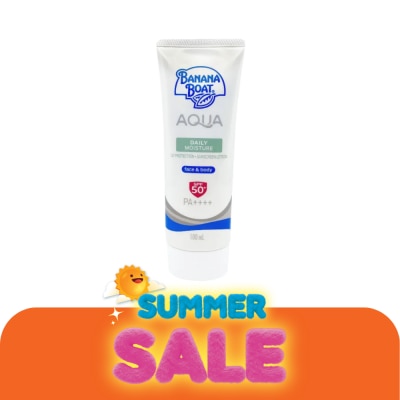 Banana Boat - บานาน่า โบ๊ท อควา แดรี่ มอยส์เจอร์ ยูวีโพรเทคชั่น ซันสกรีน โลชั่น SPF50+PA++++100 มล.