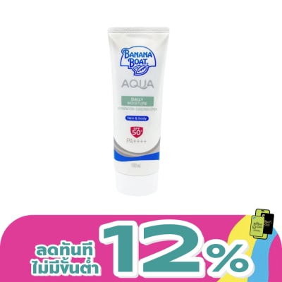 Banana Boat - บานาน่า โบ๊ท อควา แดรี่ มอยส์เจอร์ ยูวีโพรเทคชั่น ซันสกรีน โลชั่น SPF50+PA++++100 มล.