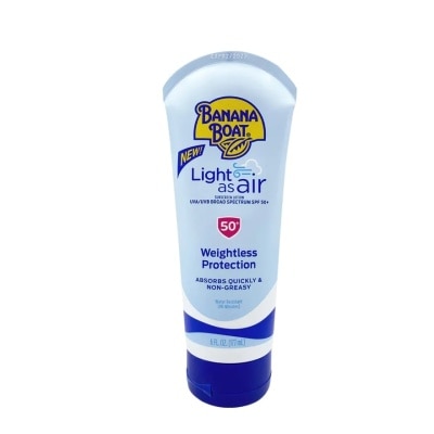 Banana Boat Banana Boat Light As Air Sunscreen Lotion UVA UVB Broad Spectrum SPF50+ 177 Ml.