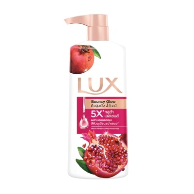 Lux ลักส์ ครีมอาบน้ำ เบาวน์ซี่ โกลว์ 450 มล.