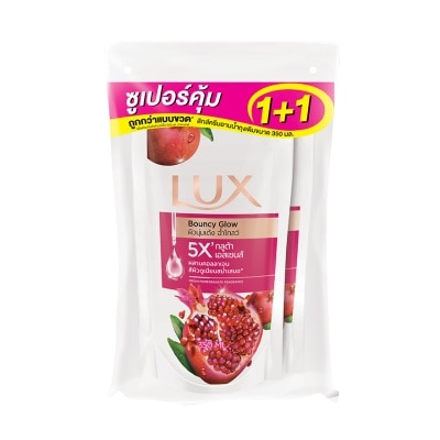 Lux - Lux Shower Cream Bouncy Glow 350 Ml. Refill Twin Pack