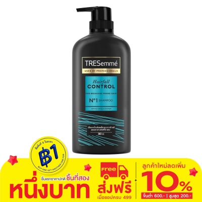 Tresemme เทรซาเม่ แชมพู แฮร์ ฟอล คอนโทรล 380 มล. ยาสระผม ทำเคมี สีผม ลดผมขาดร่วง