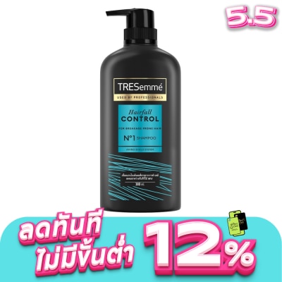 Tresemme - TRESemme Shampoo Hair Fall Control 380 Ml. ยาสระผม ทำเคมี สีผม ลดผมขาดร่วง