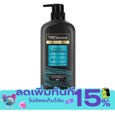 Tresemme TRESemme Shampoo Hair Fall Control 380 Ml. ยาสระผม ทำเคมี สีผม ลดผมขาดร่วง image