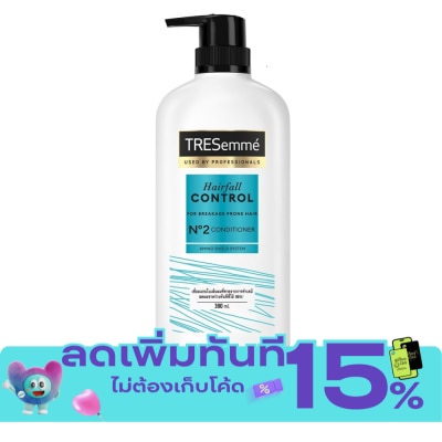 Tresemme TRESemme Conditioner Hair Fall Control 380 Ml. ครีมนวดผม ทำเคมี สีผม ลดผมขาดร่วง image