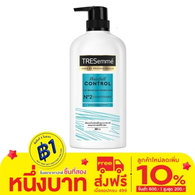 Tresemme เทรซาเม่ คอนดิชั่นเนอร์ แฮร์ ฟอล คอนโทรล 380 มล. ครีมนวดผม ทำเคมี สีผม ลดผมขาดร่วง