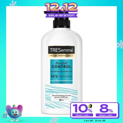 Tresemme เทรซาเม่ คอนดิชั่นเนอร์ แฮร์ ฟอล คอนโทรล 380 มล. ครีมนวดผม ทำเคมี สีผม ลดผมขาดร่วง