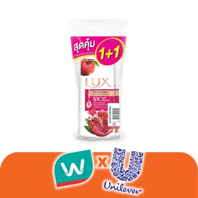 Lux - ลักส์ ครีมอาบน้ำ เบาวน์ซี่ โกลว์ 450 มล. แพ็คคู่