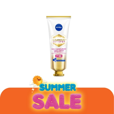 Nivea Luminous 630 - Nivea Luminous 630 Antispot Daily Moisturizer Light Cream SPF50 PA+++40 Ml.