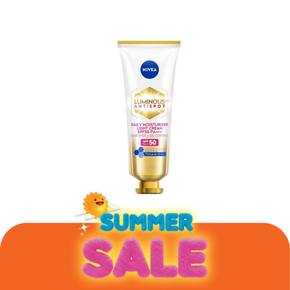 Nivea Luminous 630 Antispot Daily Moisturizer Light Cream SPF50 PA+++40 Ml.