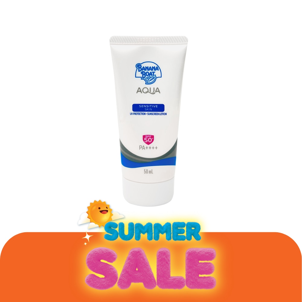 บานาน่า โบ๊ท อควา เซนซิทีฟ สกิน ยูวี โพรเทคชั่น ซันสกรีนโลชั่น เอสพีเอฟ50+ พีเอ++++ 5
