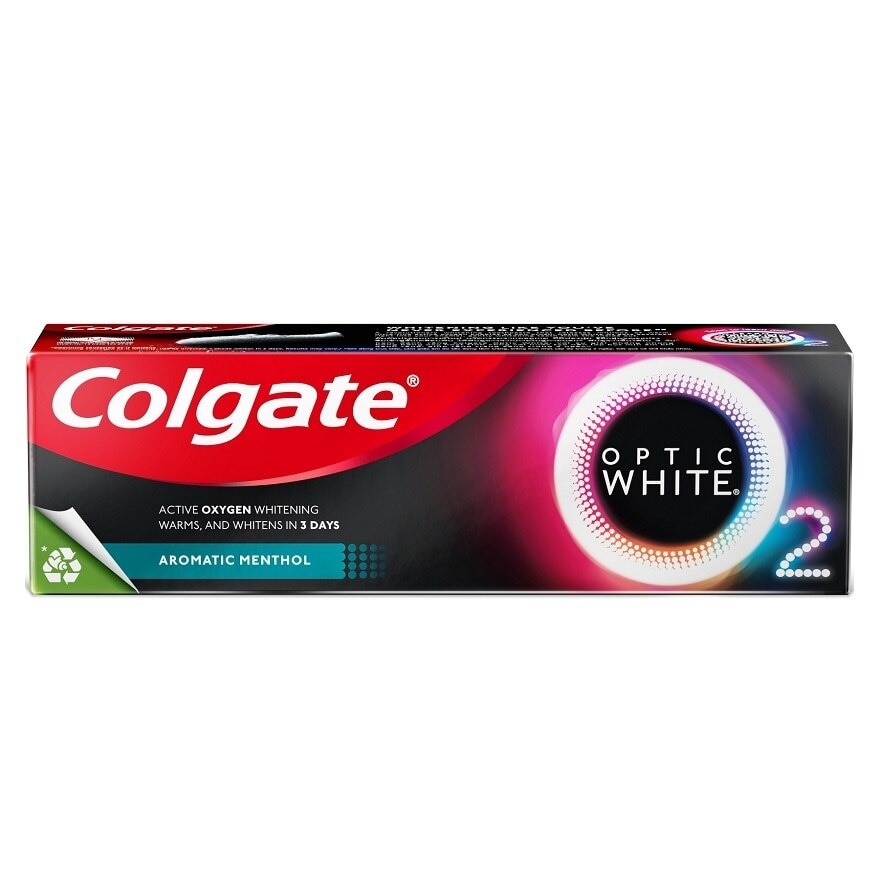 Colgate Toothpaste Optic White O2 Aromatic Menthol 85 G.