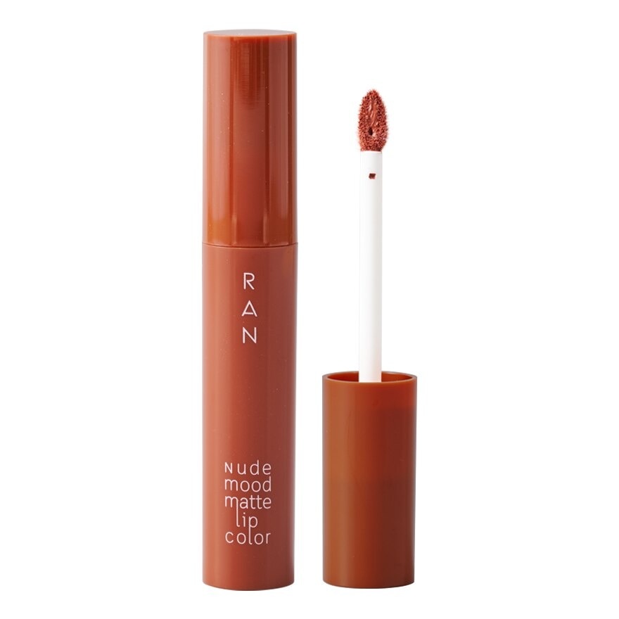 Ran Nude Mood Matte Lip Color 4ml. 01 Brick