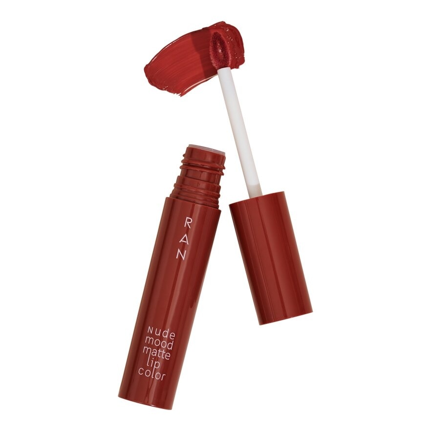 Ran Nude Mood Matte Lip Color 4ml. 03 Burn