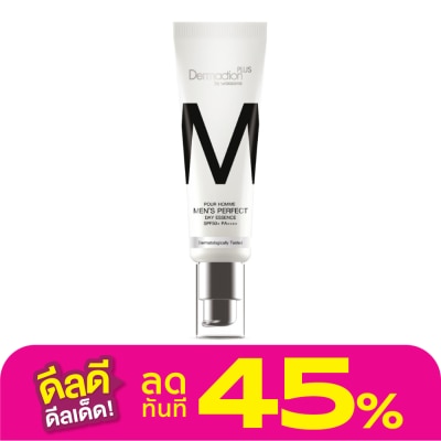 Dermaction Plus by Watsons Pour Homme Men Perfect Day Essence SPF50+ PA++++  30ml.