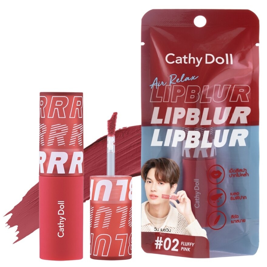 Cathy Doll Air Relax Lip Blur 3.5g. 02 Fluffy Pink