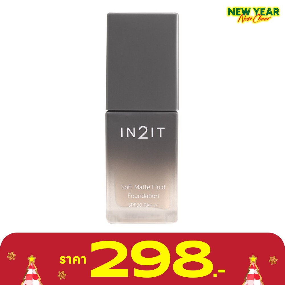 In2It Soft Matte Fluid Foundation SPF30 PA+++ 20ml. 101 Light