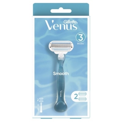 Gillette Gillette Venus Smooth Razor 1'S+Blades 2'S มีดโกน กำจัดขน