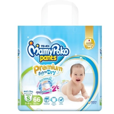 Mamy Poko Mamy Poko Pants Premium Extra Dry Size S 66'S กางเกงผ้าอ้อม