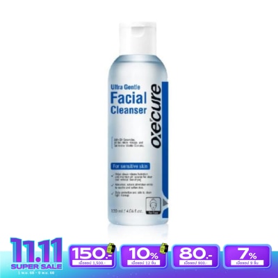 Oxe Cure อ๊อกซีเคียว อัลตร้า เจนเทิล เฟเชี่ยล คลีนเซอร์ 120 มล. เจลล้างหน้าสำหรับผิวแพ้ง่าย