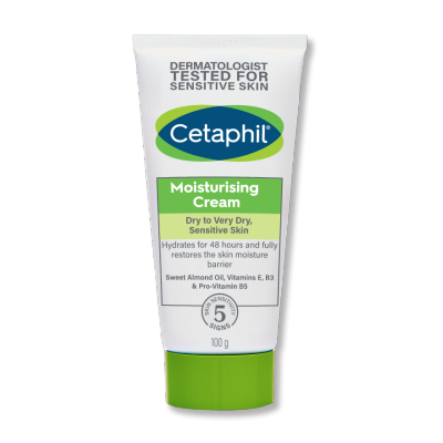 Cetaphil เซตาฟิล มอยซ์เจอไรซิ่ง ครีม 100 กรัม ครีมบำรุงสำหรับผิวแห้ง ผิวแห้งมาก และผิวแพ้ง่าย