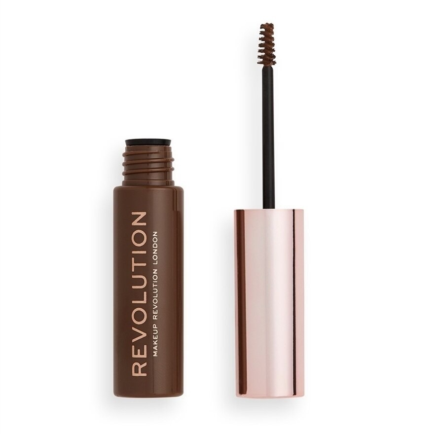 Makeup Revolution #MUR Brow Gel Eyebrow Medium Brown