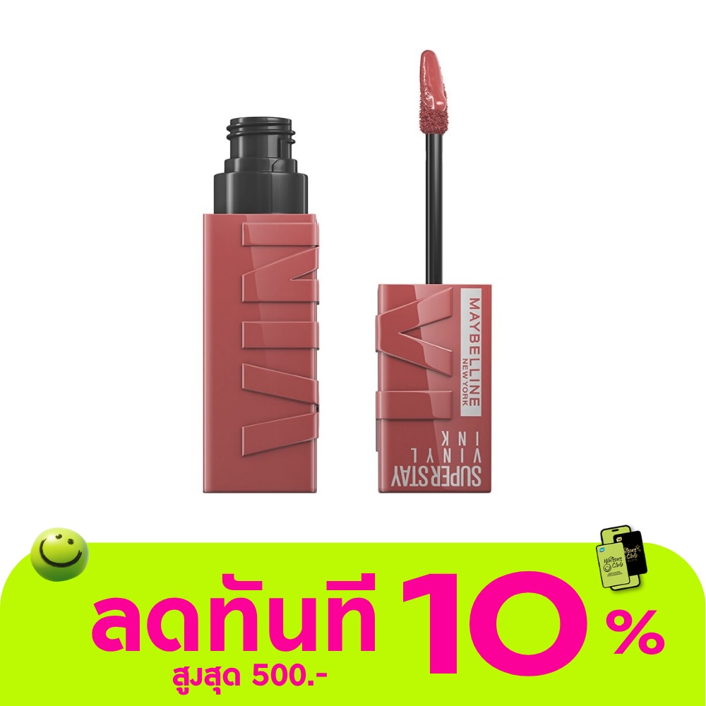 เมย์เบลลีน นิวยอร์ก ซุปเปอร์สเตย์ ไวนิล อิ้งค์ ลิป 4.2มล. 35 ชีคกี้ image