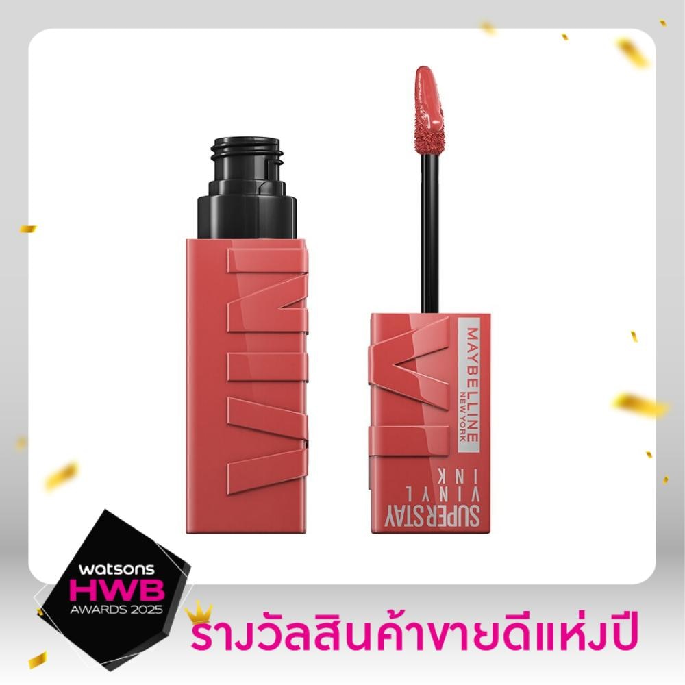 เมย์เบลลีน นิวยอร์ก ซุปเปอร์สเตย์ ไวนิล อิ้งค์ ลิป 4.2มล. 15 พีชชี่
