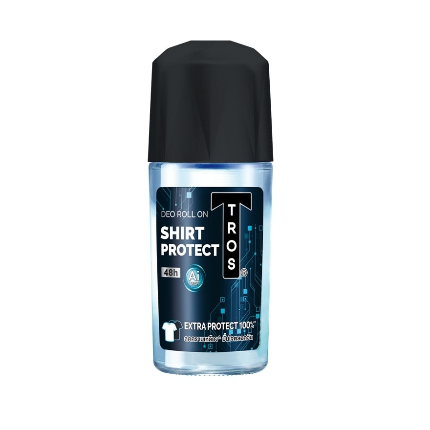 Tros Deo Roll On AI Shirt Protection 45 Ml. โรลออน ระงับกลิ่นกาย