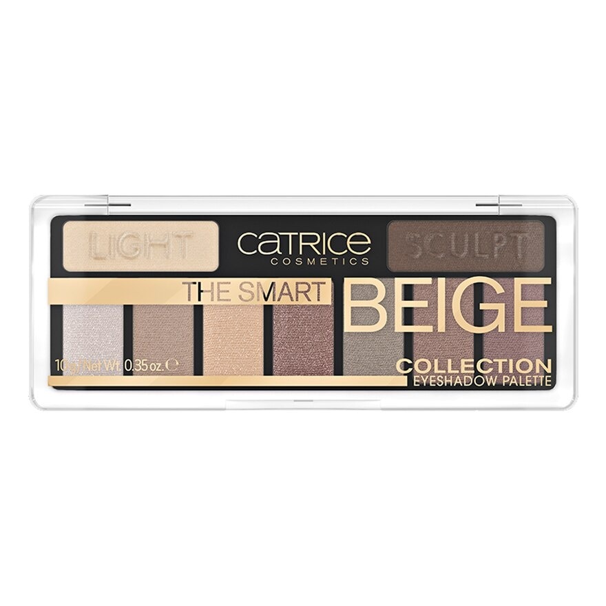 Catrice The Smart Beige Collection Eyeshadow Palette 10g. 010 Nude But Not Naked