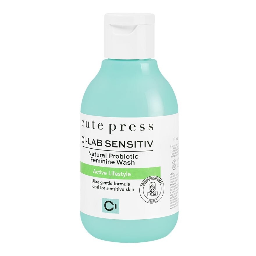 Cute Press Ci-Lab Sensitiv Natural Probiotic Feminine Wash-Active Lifestyle 150 ml.