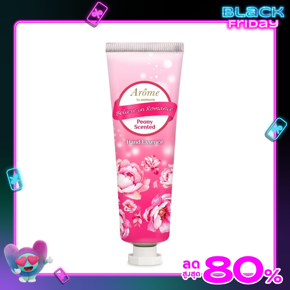 ครีมทามือ อะโรมิ บาย วัตสัน บีลีฟ อิน โรแมนซ์ พีโอนี่ เซ็นทิด แฮนด์ เอสเซ้นส์