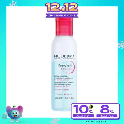 Bioderma Bioderma Sensibio H2O Eye 125 ml. Eye  Lip Makeup Remover