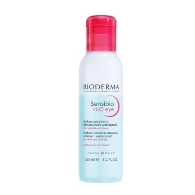 Bioderma ไบโอเดอร์มา เซนซิบิโอ เอชทูโอ อาย 125 มล. เมคอัพ รีมูฟเวอร์ สำหรับรอบดวงตาและริมฝีปาก