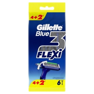 Gillette Gillette Blue 3 Flexi 6 'S มีดโกนยิลเลตต์