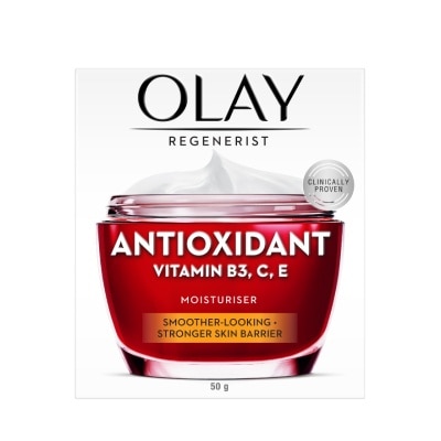 Olay โอเลย์ รีเจนเนอรีส แอนตี้ออกซิแดนท์ วิตามิน บี3 ซี อี มอยเจอร์ไรเซอร์ 50 กรัม