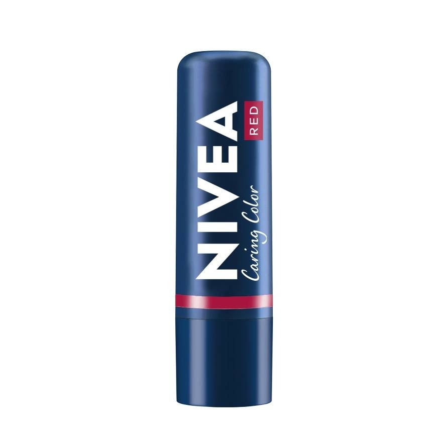 Nivea Lip Caring Color Sassy Red 4.8 G. ลิปบำรุงริมฝีปาก