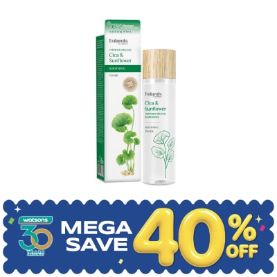 Naturals by Watsons - Naturals by Watsons True Natural Cica Sunflower Soothing Toner 150ml. image
