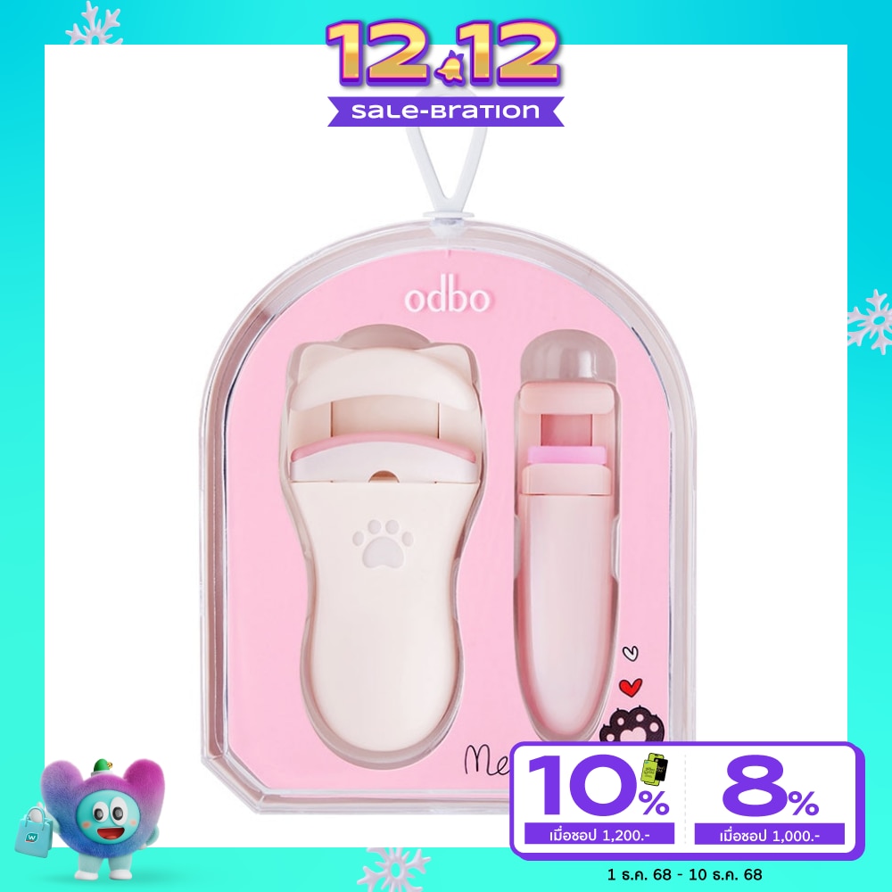 ODBO โอดีบีโอ เหมียว เหมียว แลช เคิร์ลเลอร์ เซ็ท 2ชิ้น
