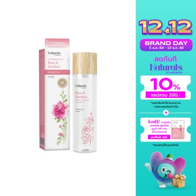 Naturals by Watsons Naturals by Watsons True Natural Rose  Bamboo Hydrating Toner 150ml.