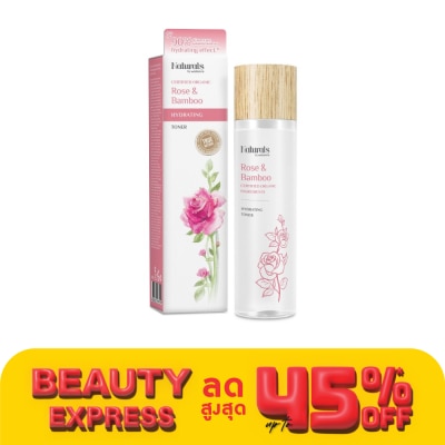 Naturals by Watsons เนเชอรัล บาย วัตสัน ทรู เนเชอรัล โรส  แบมบู ไฮเดรทติ้ง โทนเนอร์ 150มล.