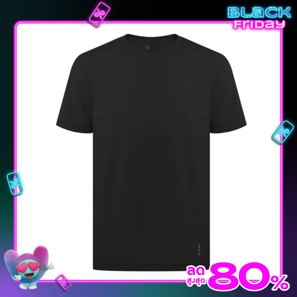GQ Easy T-Shirt Black Size S