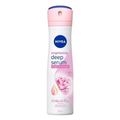 Nivea Nivea Brightening Deep Serum Hokkaido Rose Spray 150 Ml. สเปรย์ระงับกลิ่นกาย