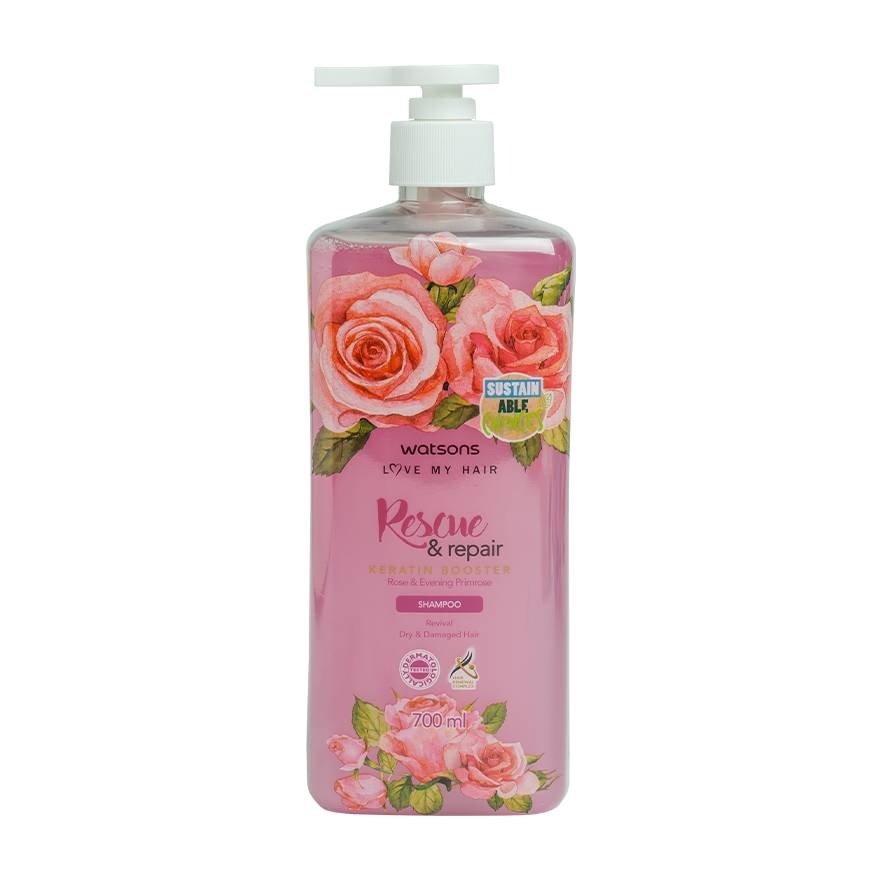 Watsons Rose  Evening Primrose Shampoo 700ml.