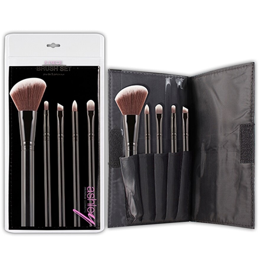 Ashley Material Brush Set 5Pcs 02 Black