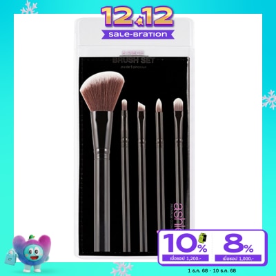 Ashley Ashley Material Brush Set 5Pcs 02 Black
