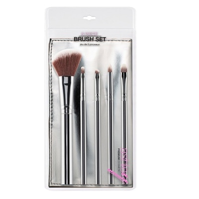 Ashley Ashley Material Brush Set 5Pcs 04 Silver